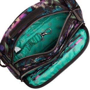 Lug Trolley Crossbody  Bloom Black